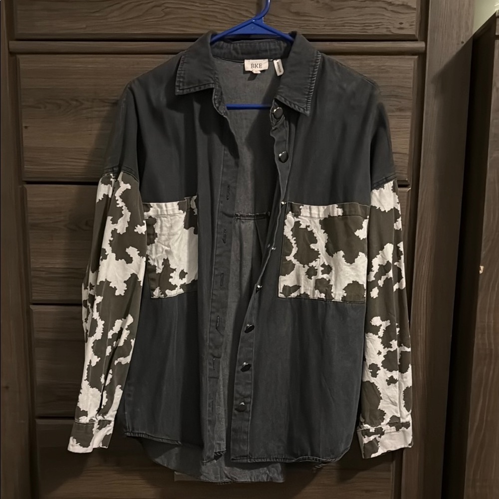 Cow Print Shacket